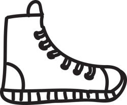  Tornacipő piktogram matrica