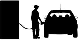  Töltőállomás piktogram matrica