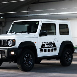  Only in a Jeep matrica 30 cm