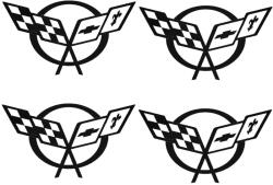 Corvette felni matrica (4 db)