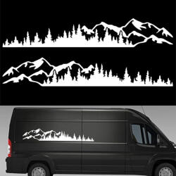  Lakókocsi matrica készlet 2 db 130 cm