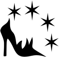  Magassarkú cipő csillagokkal Autómatrica