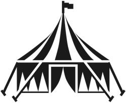  Cirkusz piktogram matrica