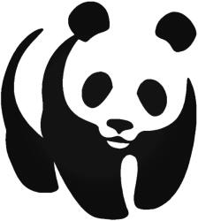  Panda állat "2" matrica