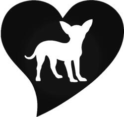  Love Chihuahua "1" matrica