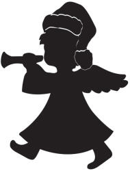  Trombitáló angyalka Matrica