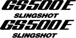  Kawasaki GS500E Slingshot matrica készlet