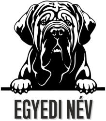  Egyedi neves Nápolyi masztiff matrica