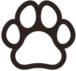  Szimpla kutyatappancs matrica