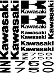  Kawasaki Z750 matrica szett