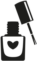  Nyitott körömlakk matrica