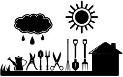  Kertészeszközök piktogram matrica