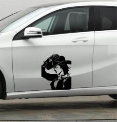  Cowboy Girl tuning matrica (30x32 cm)