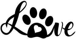  Love DOG matrica 2