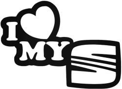  I Love My Seat matrica