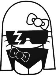  Hello Kitty matrica Lady Gaga 2
