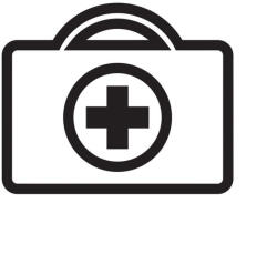  Elsősegélydoboz piktogram matrica