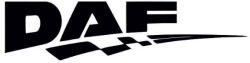  DAF kamion matrica versenyzászló