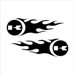  Kawasaki logó matrica készlet