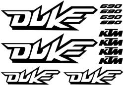 KTM Duke 690 "1" matrica szett