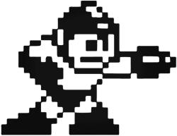  Mega Man 8-bit "1" matrica