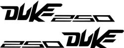 KTM Duke 250 matrica készlet