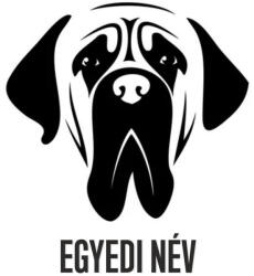  Egyedi neves Angol masztiff matrica