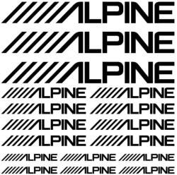  ALPINE matricaszett