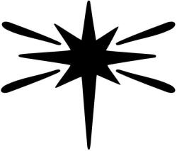  Csillagszóró matrica