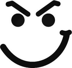  Gonosz Smiley autómatrica