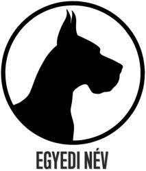  Egyedi neves Dán dog matrica