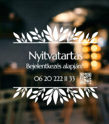  Prémium nyitvatartás matrica 5