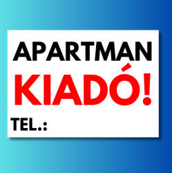  Apartman kiadó egyedi telefonszámmal