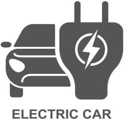  Autótöltő piktogram matrica