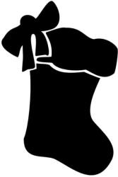  Karácsonyi zokni matrica