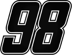  98-as tuningszám matrica