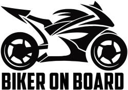  Biker on Board "1" matrica