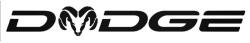  DODGE matrica felirat 1