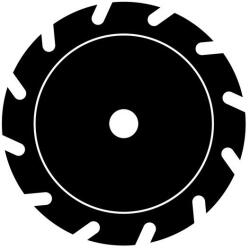  Körfűrész piktogram matrica