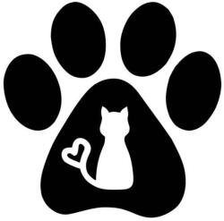  Macska a tappancsban matrica