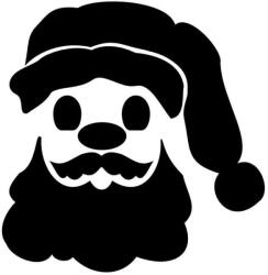  Santa karácsonyi matrica