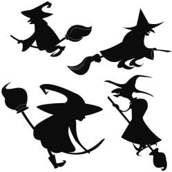  Boszorka szett matrica (30 cm)