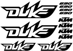 KTM Duke 690 matrica szett
