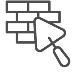  Falépítő piktogram matrica