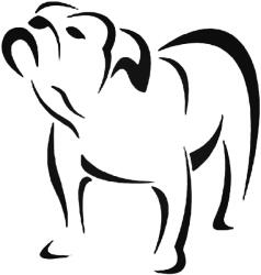  Angol bulldog matrica 18