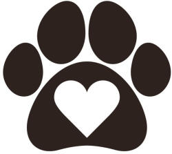  Szivecske a tappancsban matrica