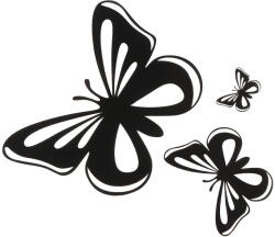  Pillangó matrica autóra