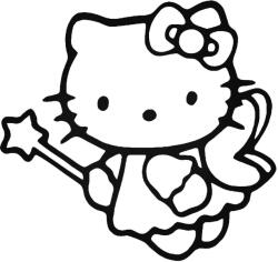 Hello Kitty matrica tündér