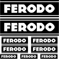  Ferodo szponzor matrica szett