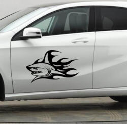  Tüzes cápa tuning matrica (50x30 cm)